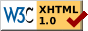 This document was successfully checked as XHTML 1.0 Transitional!